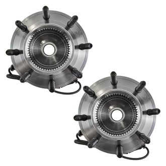 TRQ® - Front Driver and Passenger Side Wheel Bearing and Hub Assembly Kit
