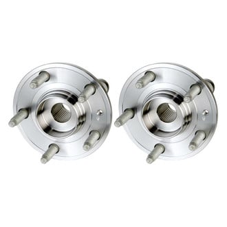 TRQ® - Front Driver and Passenger Side Wheel Bearing and Hub Assembly Kit