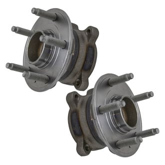 TRQ® - Rear Driver and Passenger Side Wheel Bearing and Hub Assembly Kit