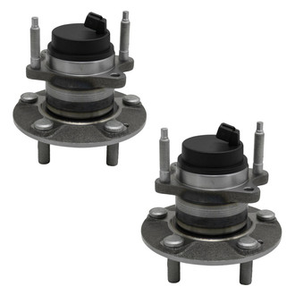 TRQ® - Rear Driver and Passenger Side Wheel Bearing and Hub Assembly Kit