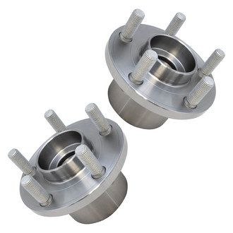 TRQ® - Front Driver and Passenger Side Wheel Bearing and Hub Assembly Kit