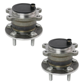 TRQ® - Rear Driver and Passenger Side Wheel Bearing and Hub Assembly Kit