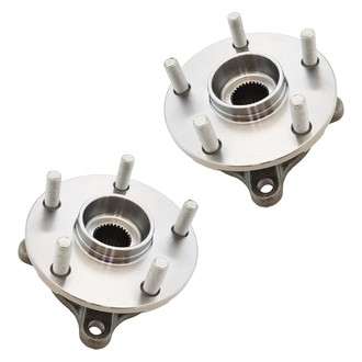 TRQ® - Front Driver and Passenger Side Wheel Bearing and Hub Assembly Kit
