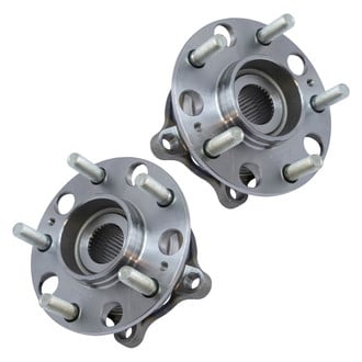 TRQ® - Rear Driver and Passenger Side Wheel Bearing and Hub Assembly Kit