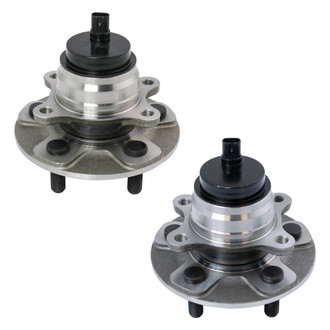 TRQ® - Front Driver and Passenger Side Wheel Bearing and Hub Assembly Kit
