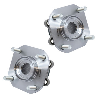 TRQ® - Front Driver and Passenger Side Wheel Bearing and Hub Assembly Kit