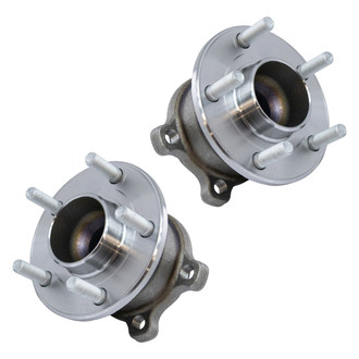 TRQ® - Rear Driver and Passenger Side Wheel Bearing and Hub Assembly Kit