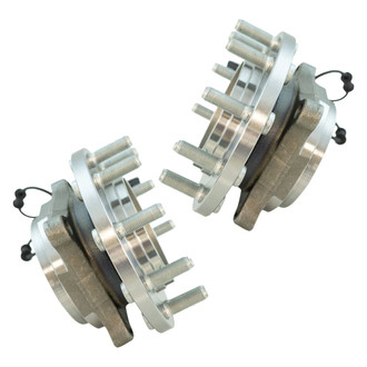 TRQ® - Front Driver and Passenger Side Wheel Bearing and Hub Assembly Kit
