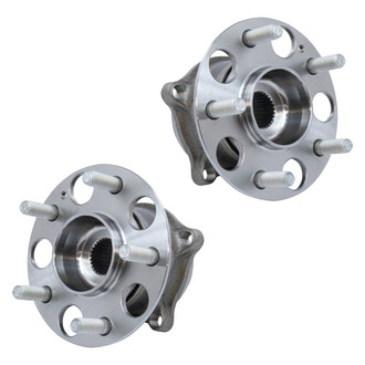 TRQ® - Rear Driver and Passenger Side Wheel Bearing and Hub Assembly Kit