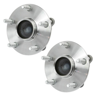 TRQ® - Front Driver and Passenger Side Wheel Bearing and Hub Assembly Kit