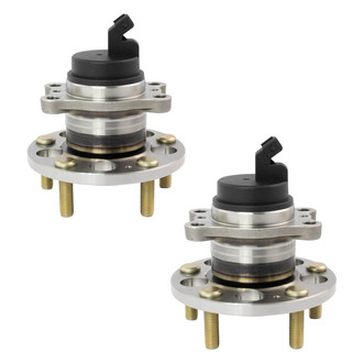 TRQ® - Rear Driver and Passenger Side Wheel Bearing and Hub Assembly Kit