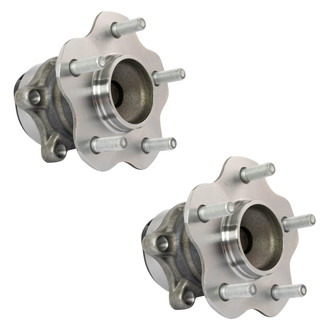 TRQ® - Rear Driver and Passenger Side Wheel Bearing and Hub Assembly Kit