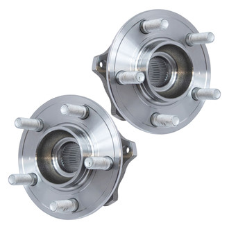 TRQ® - Rear Driver and Passenger Side Wheel Bearing and Hub Assembly Kit