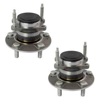 TRQ® - Rear Driver and Passenger Side Wheel Bearing and Hub Assembly Kit