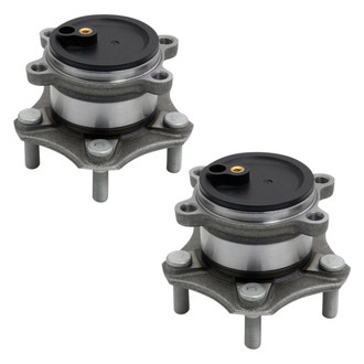 TRQ® - Rear Driver and Passenger Side Wheel Bearing and Hub Assembly Kit
