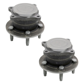 TRQ® - Rear Driver and Passenger Side Wheel Bearing and Hub Assembly Kit