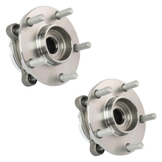 TRQ® - Front Driver and Passenger Side Wheel Bearing and Hub Assembly Kit