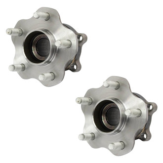 TRQ® - Rear Driver and Passenger Side Wheel Bearing and Hub Assembly Kit
