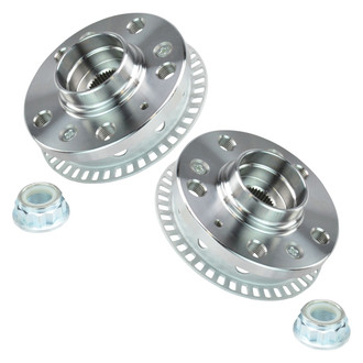 TRQ® - Front Driver and Passenger Side Wheel Hubs