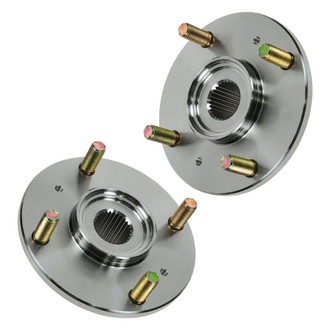 TRQ® - Front Driver and Passenger Side Wheel Hubs