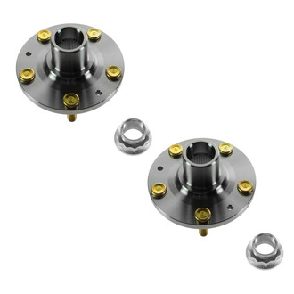 TRQ® - Front Driver and Passenger Side Wheel Hubs