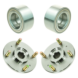 TRQ® - Front Driver or Passenger Side Wheel Bearing and Hub Assembly Kit