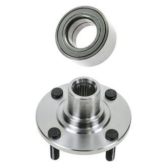 TRQ® - Front Driver or Passenger Side Wheel Bearing and Hub Assembly Kit