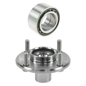 TRQ® - Front Driver or Passenger Side Wheel Bearing and Hub Assembly Kit