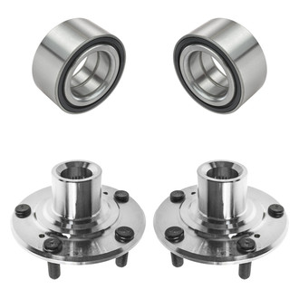 TRQ® - Front Driver or Passenger Side Wheel Bearing and Hub Assembly Kit