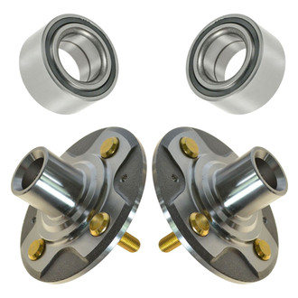 TRQ® - Front Driver or Passenger Side Wheel Bearing and Hub Assembly Kit