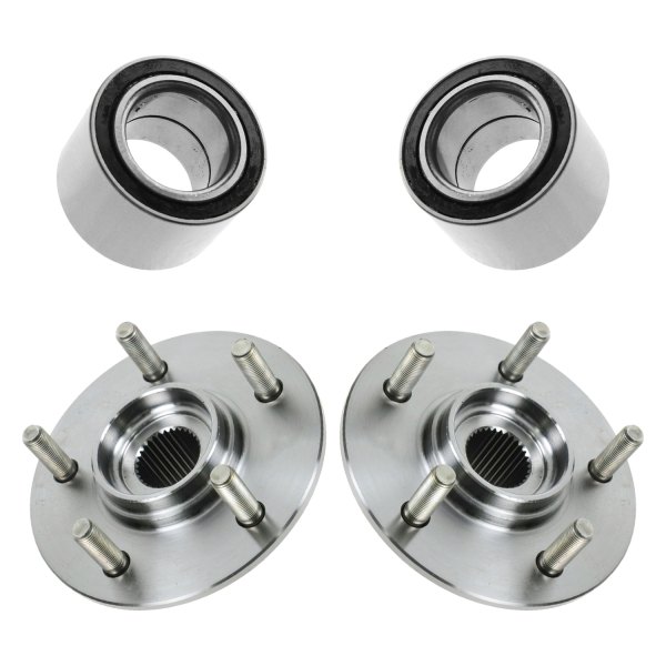 TRQ® - Front Wheel Bearing and Hub Assembly Kit