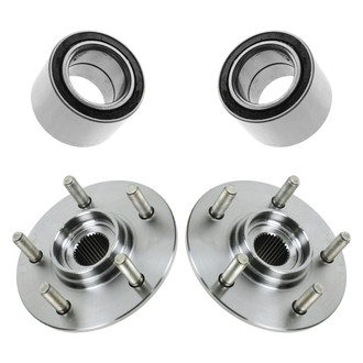 TRQ® - Front Driver or Passenger Side Wheel Bearing and Hub Assembly Kit