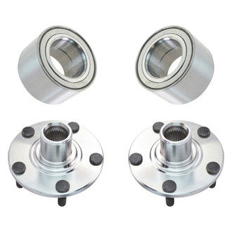 TRQ® - Front Driver or Passenger Side Wheel Bearing and Hub Assembly Kit