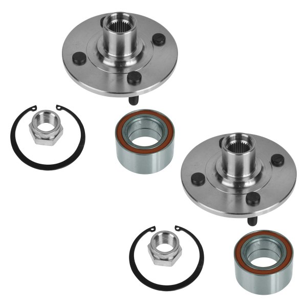 TRQ® - Front Wheel Bearing and Hub Assembly Kit