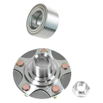 TRQ® - Rear Driver Side Wheel Bearing and Hub Assembly Kit