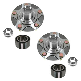 TRQ® - Rear Driver or Passenger Side Wheel Bearing and Hub Assembly Kit