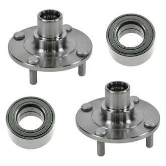 TRQ® - Front Driver or Passenger Side Wheel Bearing and Hub Assembly Kit