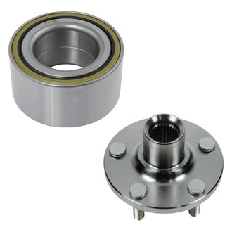 TRQ® - Front Driver or Passenger Side Wheel Bearing and Hub Assembly Kit