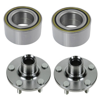 TRQ® - Front Driver or Passenger Side Wheel Bearing and Hub Assembly Kit
