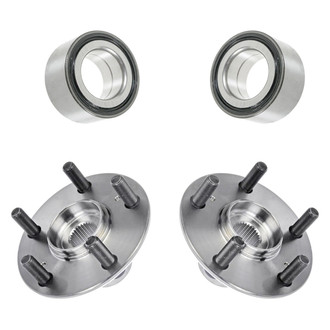 TRQ® - Front Driver or Passenger Side Wheel Bearing and Hub Assembly Kit