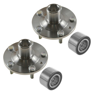 TRQ® - Front Driver or Passenger Side Wheel Bearing and Hub Assembly Kit