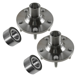 TRQ® - Rear Driver or Passenger Side Wheel Bearing and Hub Assembly Kit