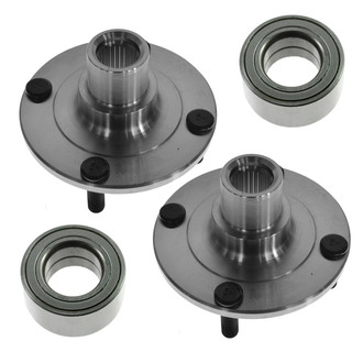 TRQ® - Front Driver or Passenger Side Wheel Bearing and Hub Assembly Kit