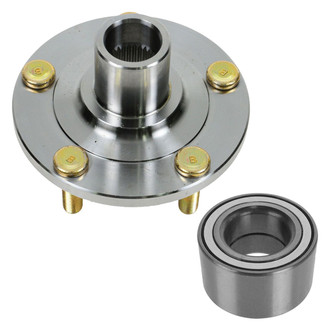 TRQ® - Front Driver or Passenger Side Wheel Bearing and Hub Assembly Kit