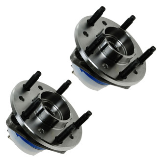 TRQ® - Front Driver and Passenger Side Wheel Bearing and Hub Assembly Kit