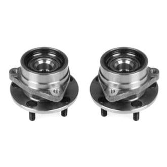 TRQ® - Front Driver and Passenger Side Wheel Bearing and Hub Assembly Kit
