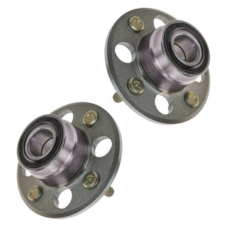 TRQ® - Rear Driver and Passenger Side Wheel Bearing and Hub Assembly Kit