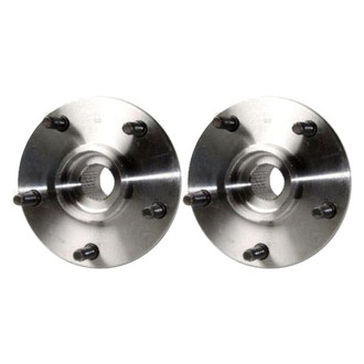 TRQ® - Front Driver and Passenger Side Wheel Bearing and Hub Assembly Kit