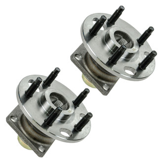 TRQ® - Rear Driver and Passenger Side Wheel Bearing and Hub Assembly Kit