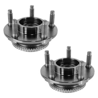 TRQ® - Front Driver and Passenger Side Wheel Bearing and Hub Assembly Kit